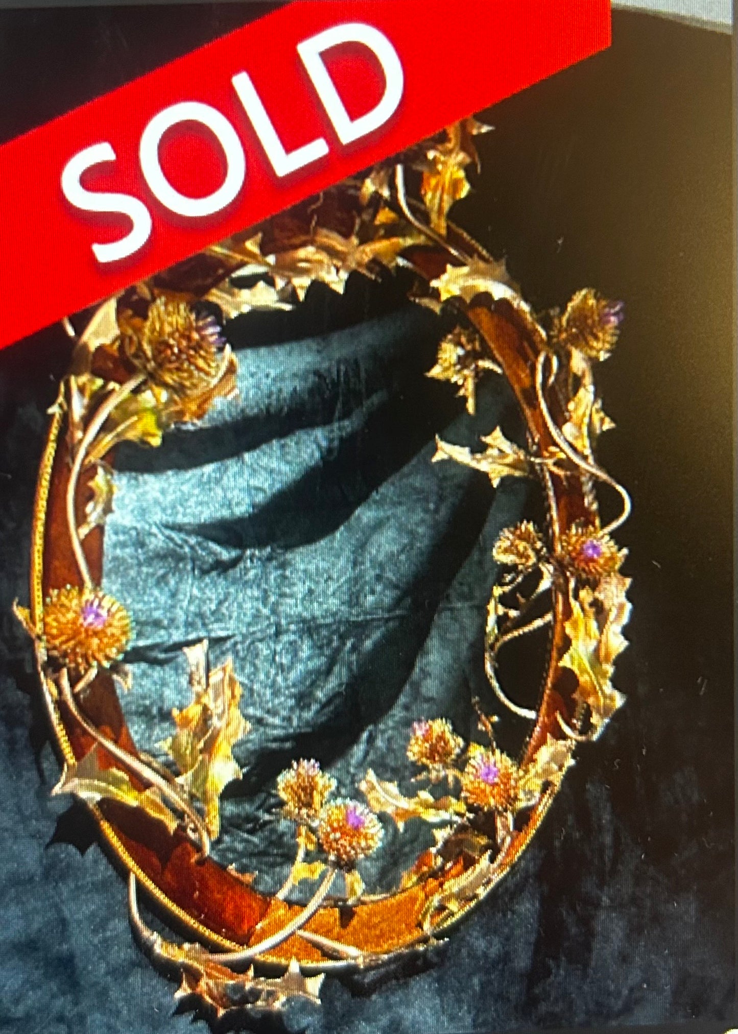 Scottish Thistle Mirror